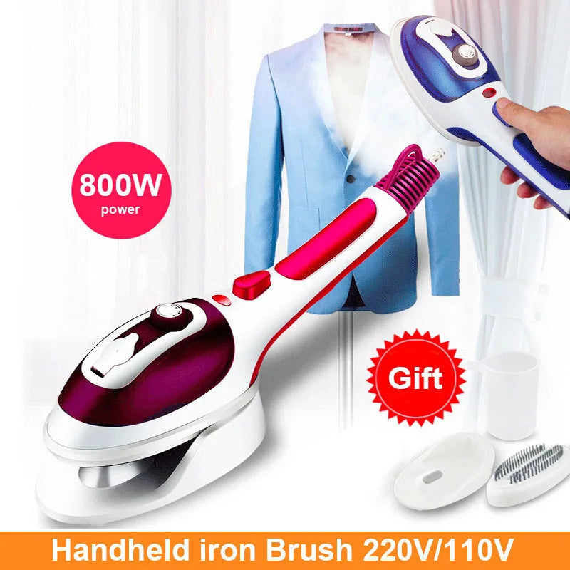 Handheld Garment Steamer Iron – Portable 800W Travel - EverGrowMarkeplace
