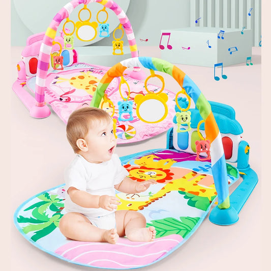 Musical Baby Activity Gym Play Mat With Piano - EverGrowMarkeplace