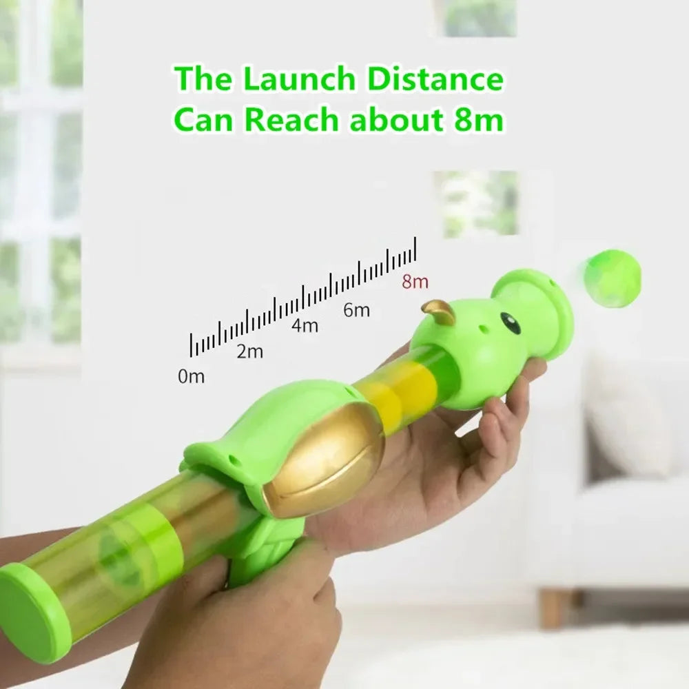 Soft Pea Launcher Interactive Ball Toy For Cats And Kids