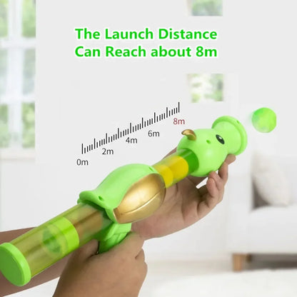 Soft Pea Launcher Interactive Ball Toy For Cats And Kids