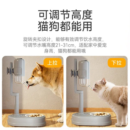 Automatic No-Drip Pet Water Feeder Bowl Dispenser
