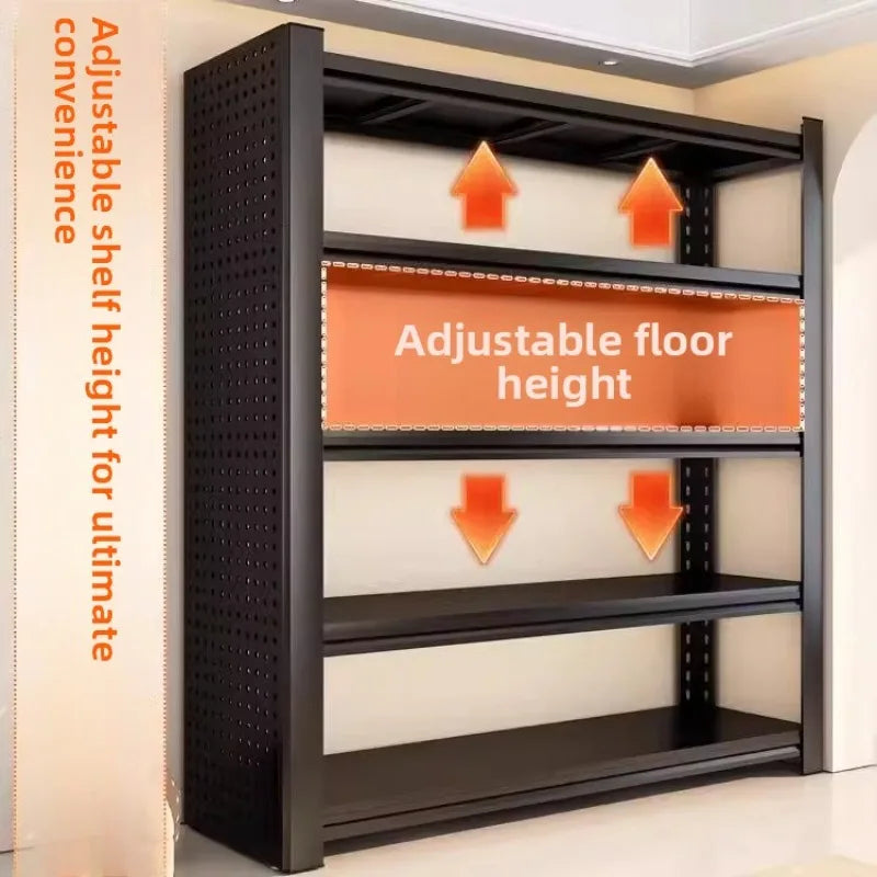 Bamboo Bathroom Storage Rack With Plastic Frame