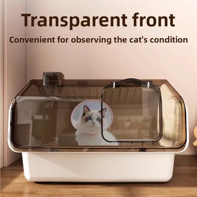 Automatic Self-Cleaning Cat Litter Box With Odor Control