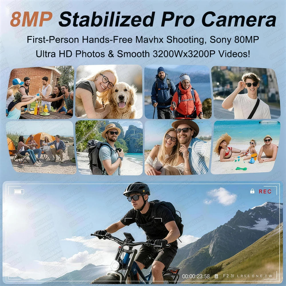 AI Smart Glasses with 4K Camera and Translation