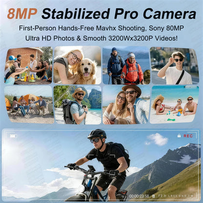 AI Smart Glasses with 4K Camera and Translation
