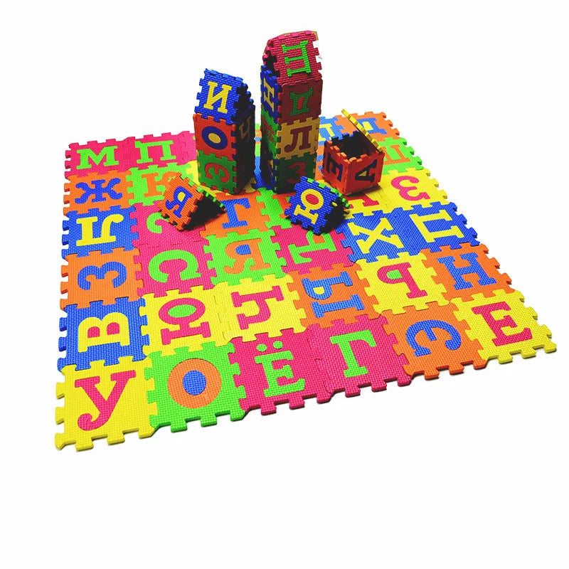 Soft Foam Alphabet Number Kids Puzzle Play Mat