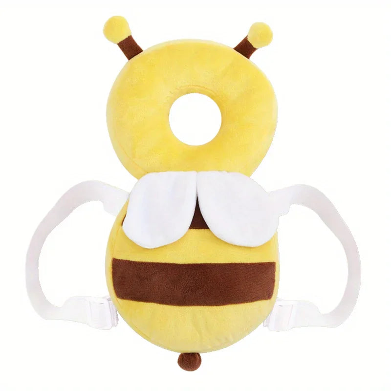 Baby Bee Head Protection Pillow – Soft Anti-Fall Cushion - EverGrowMarkeplace