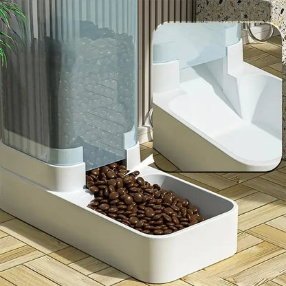 Automatic Dog Feeder and Water Dispenser Set 3.8L