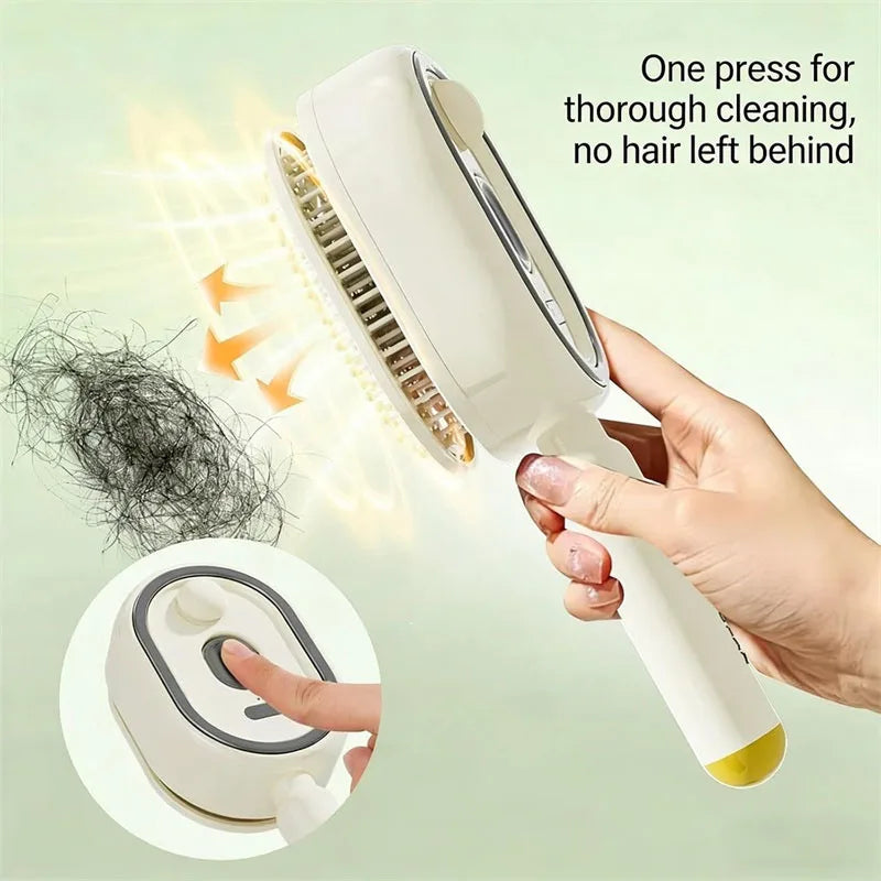 Electric Spray Scalp Massager Comb – Self-Cleaning