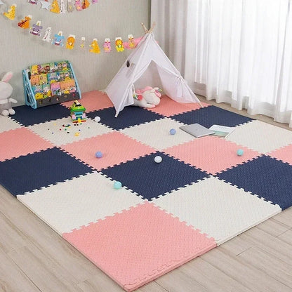 Interlocking Foam Baby Play Mat – Soft Puzzle Floor Tiles - EverGrowMarkeplace