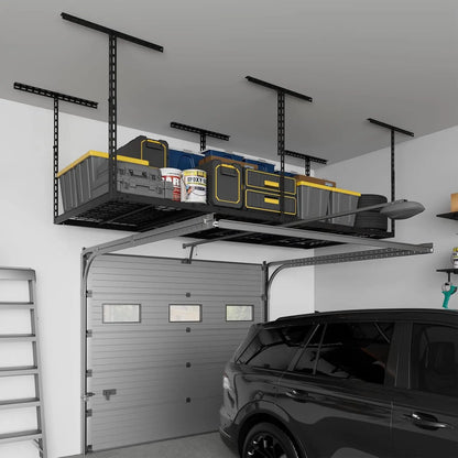 3x8 ft Overhead Garage Storage Rack 26–40 in Adjustable