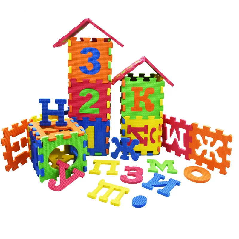 Soft Foam Alphabet Number Kids Puzzle Play Mat