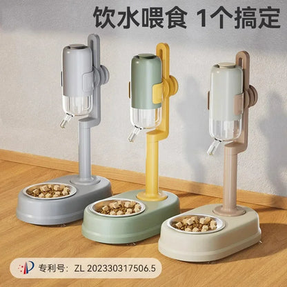 Automatic No-Drip Pet Water Feeder Bowl Dispenser