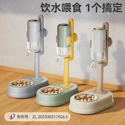 Automatic No-Drip Pet Water Feeder Bowl Dispenser