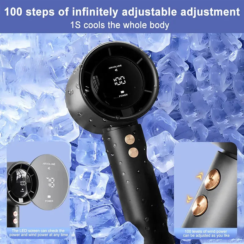 Mini USB Handheld Fan – Quiet Portable Personal Cooler - EverGrowMarkeplace