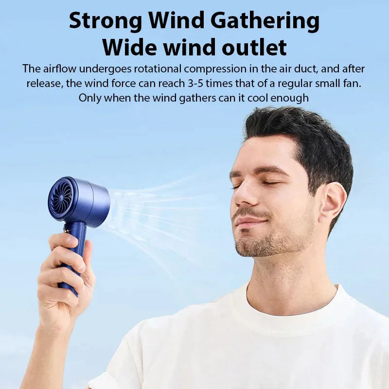 Mini USB Handheld Fan – Quiet Portable Personal Cooler - EverGrowMarkeplace
