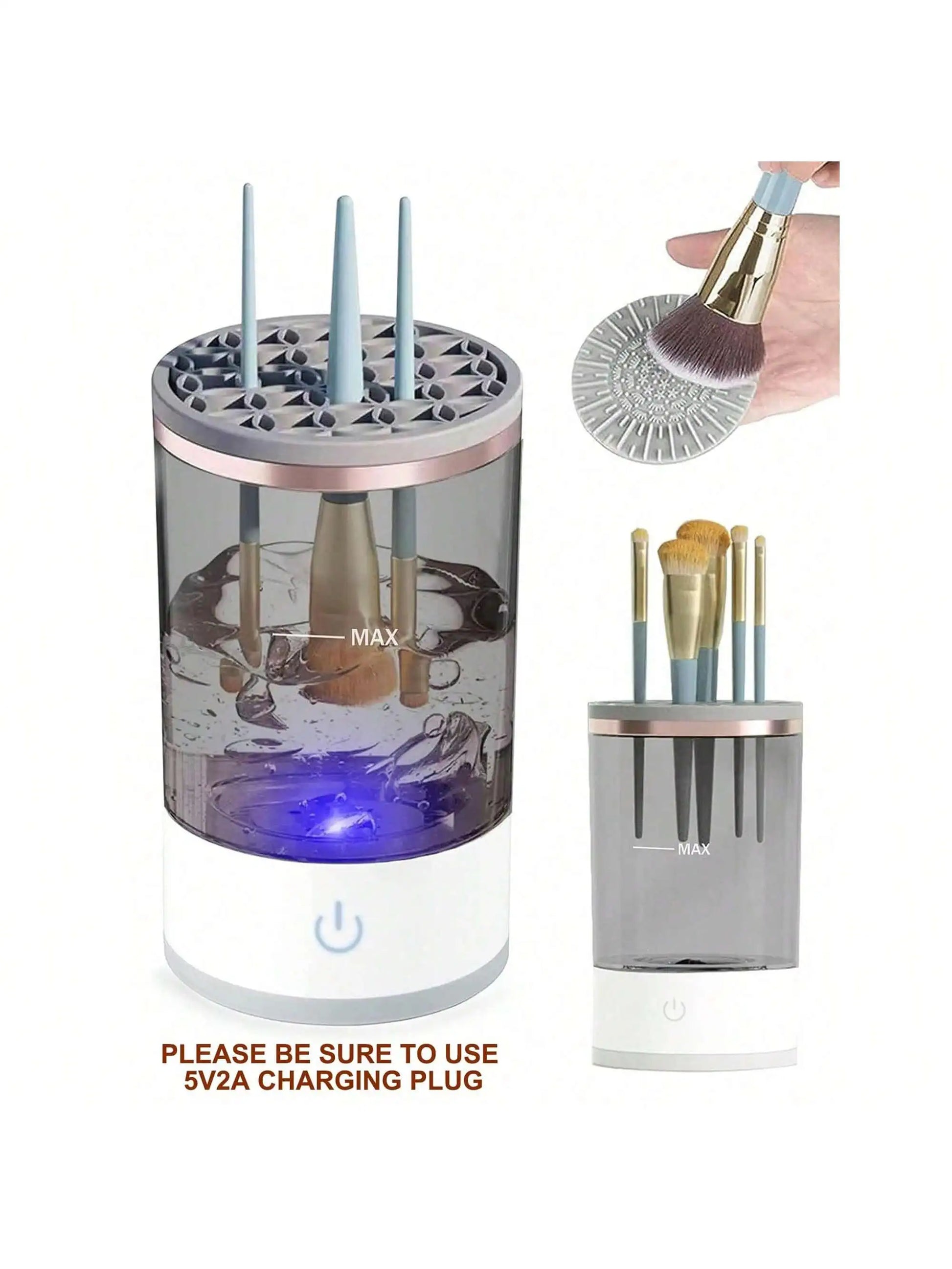 Electric Makeup Brush Cleaner Machine for Fast Cleaning