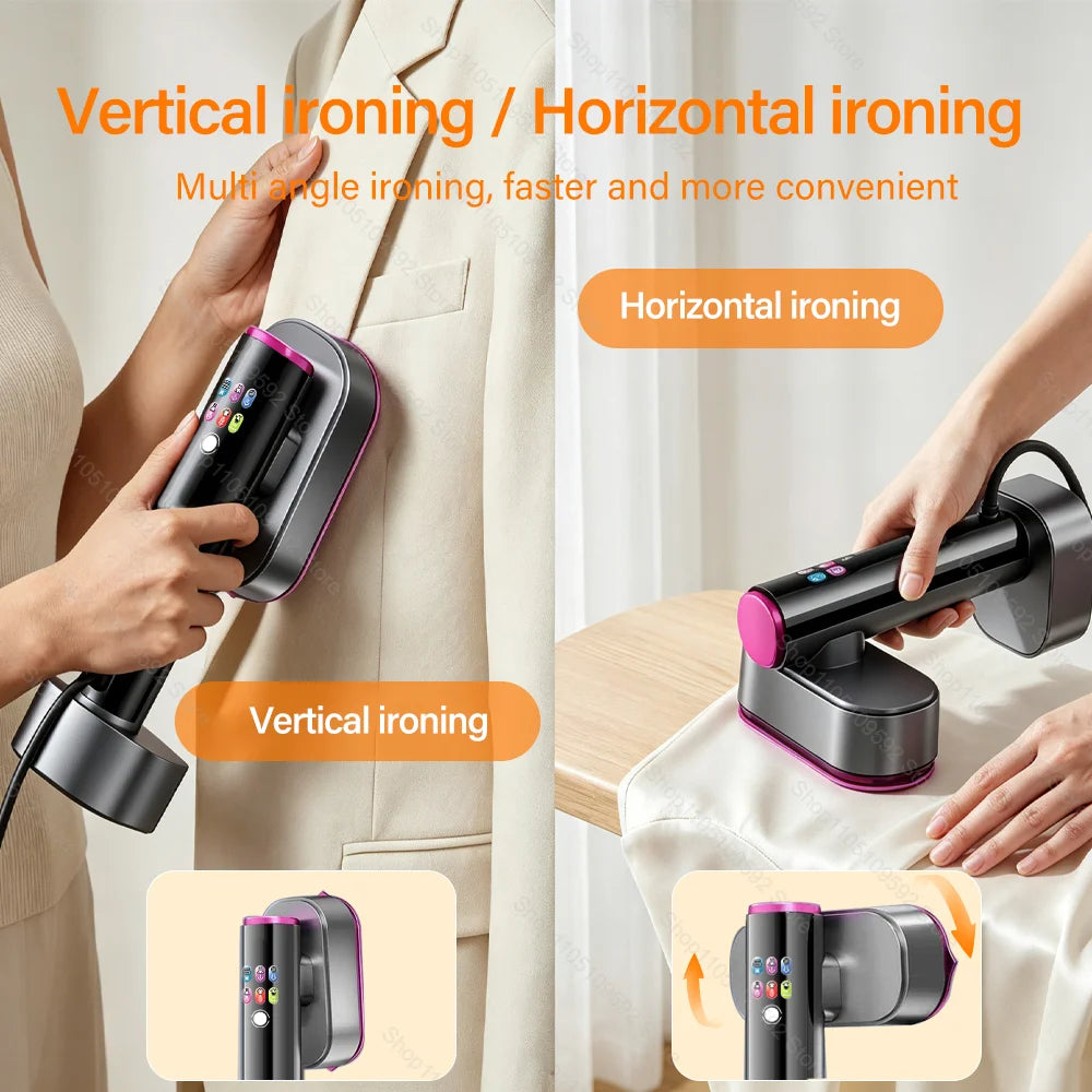 Portable Handheld Garment Steamer – 1200W Five-Temperature - EverGrowMarkeplace
