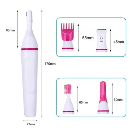 5-in-1 Rechargeable Women’s Epilator & Shaver Set