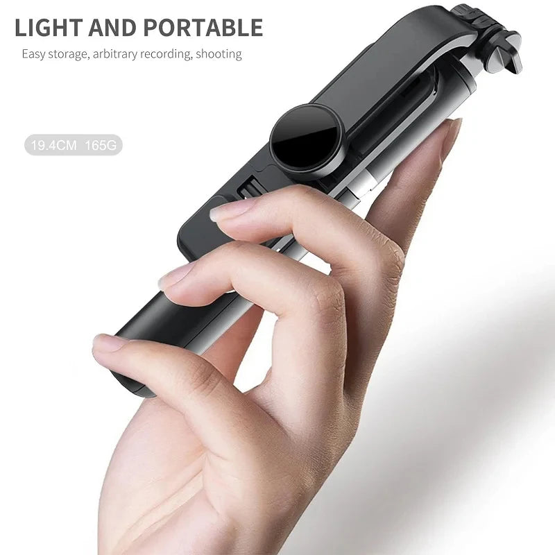 Bluetooth Selfie Stick Tripod with Gimbal Stabilizer