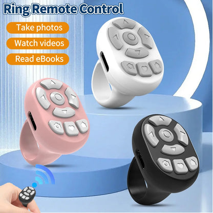 Bluetooth Ring Remote for Phone Scrolling & Selfies - EverGrowMarkeplace