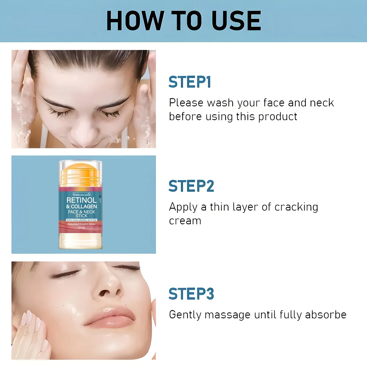 Retinol Firming Face Cream Stick For Smoother Skin - EverGrowMarkeplace