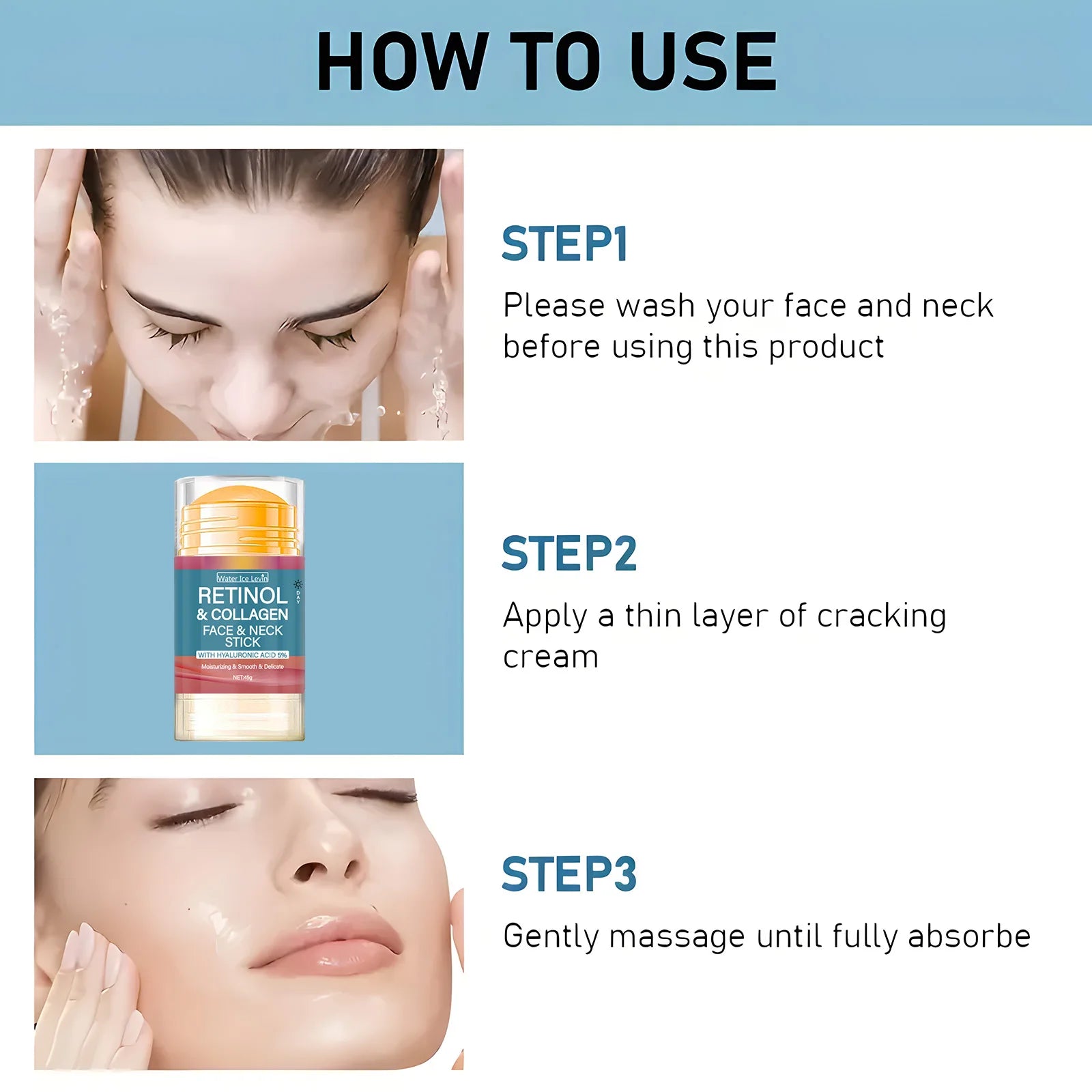 Retinol Firming Face Cream Stick For Smoother Skin - EverGrowMarkeplace