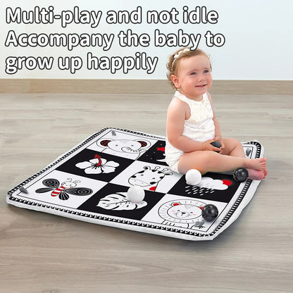 Baby Play Gym Activity Mat with Hanging Toys - EverGrowMarkeplace