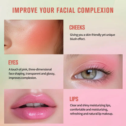 3-in-1 Tinted Moisture Stick for Cheeks, Lips and Eyes - EverGrowMarkeplace
