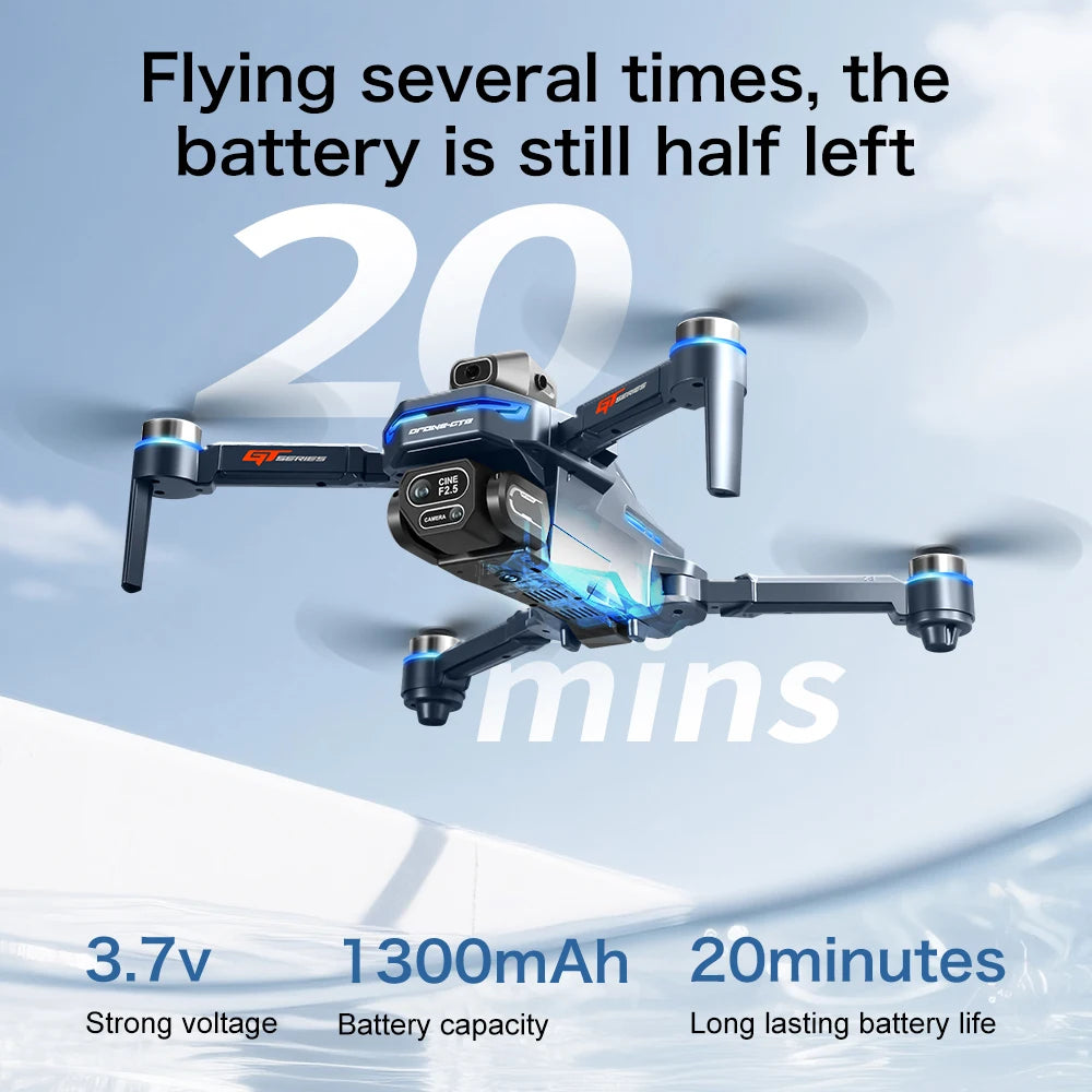 8K FPV Camera Drone With Screen Remote And Obstacle Avoidance