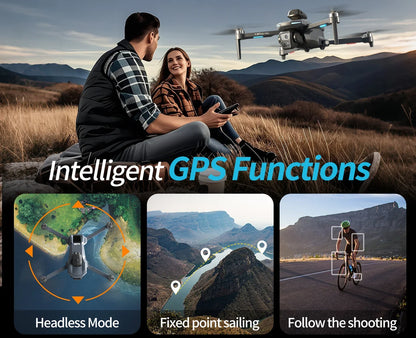 GPS Camera Drone With 8K EIS – 360° Obstacle Avoidance