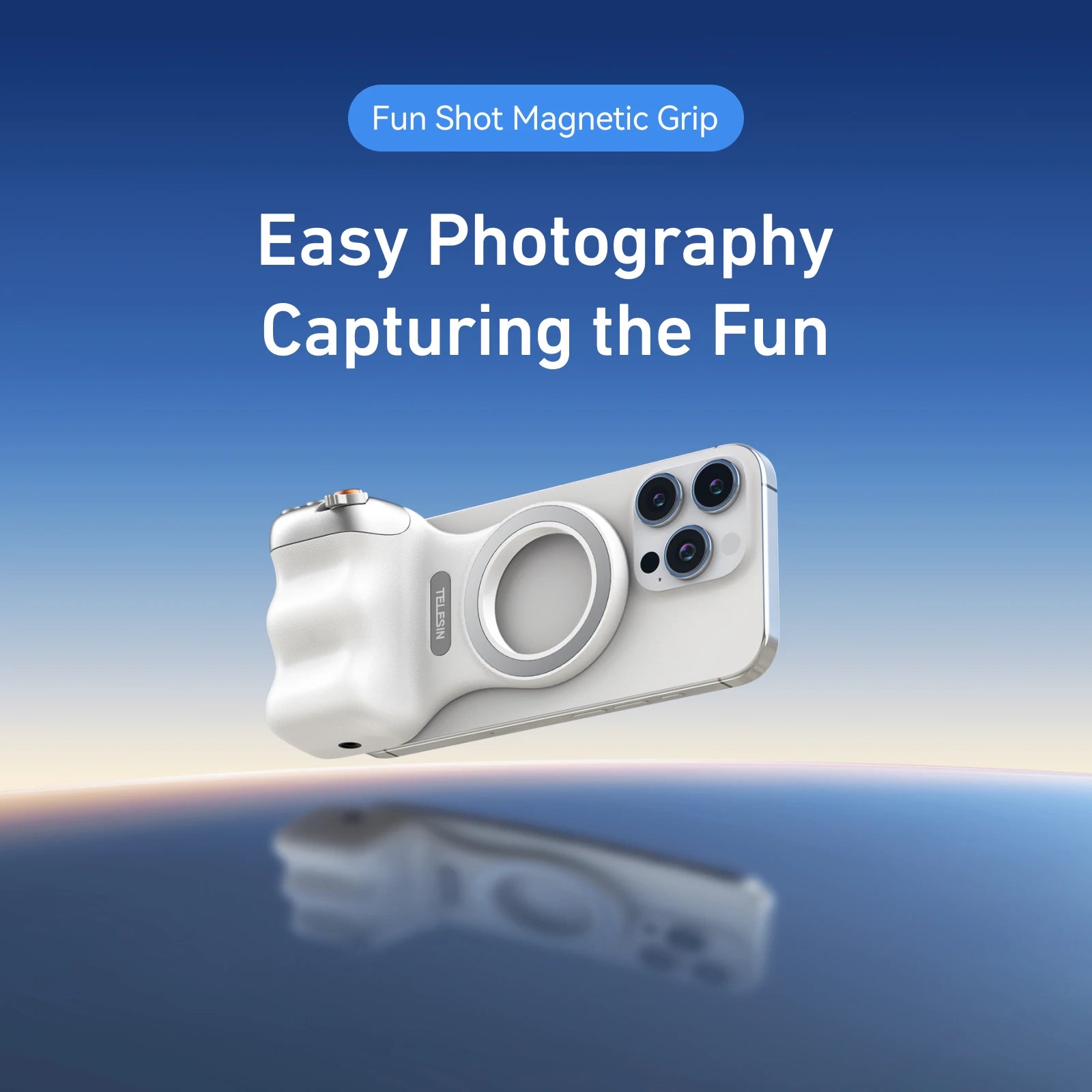 Magnetic Phone Camera Grip with Bluetooth Remote - EverGrowMarkeplace