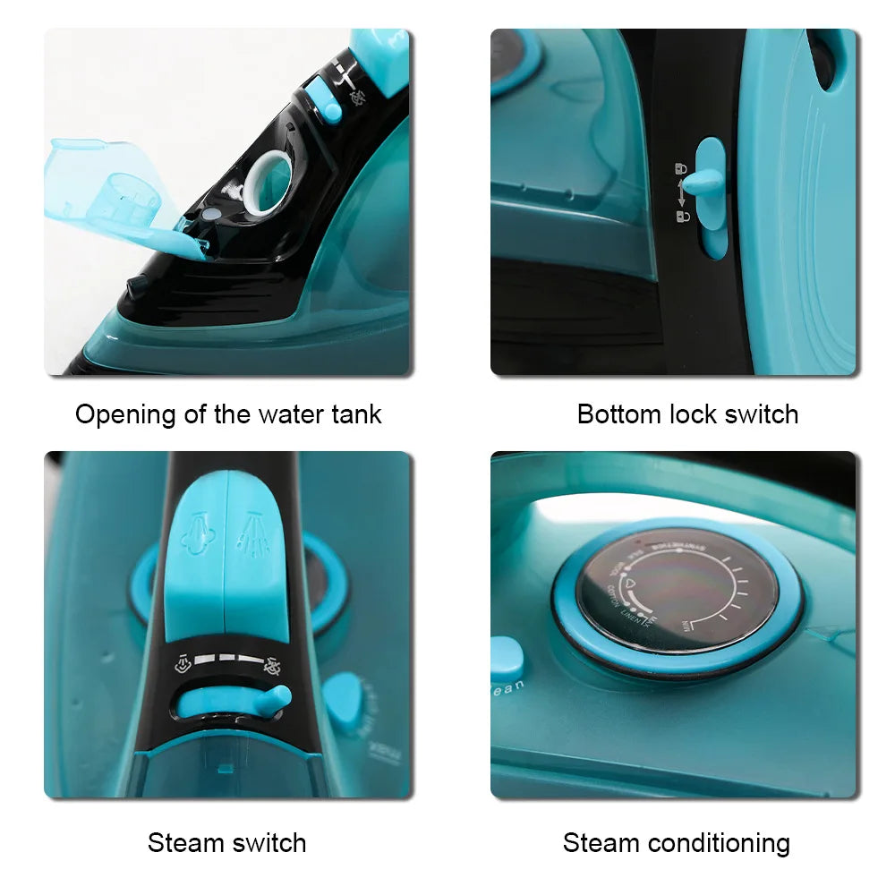 Wireless Steam Iron for Clothes 2400W With 350 ml Tank - EverGrowMarkeplace