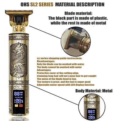 T9 Precision Hair Trimmer – 0 mm Detail & Beard Shaver