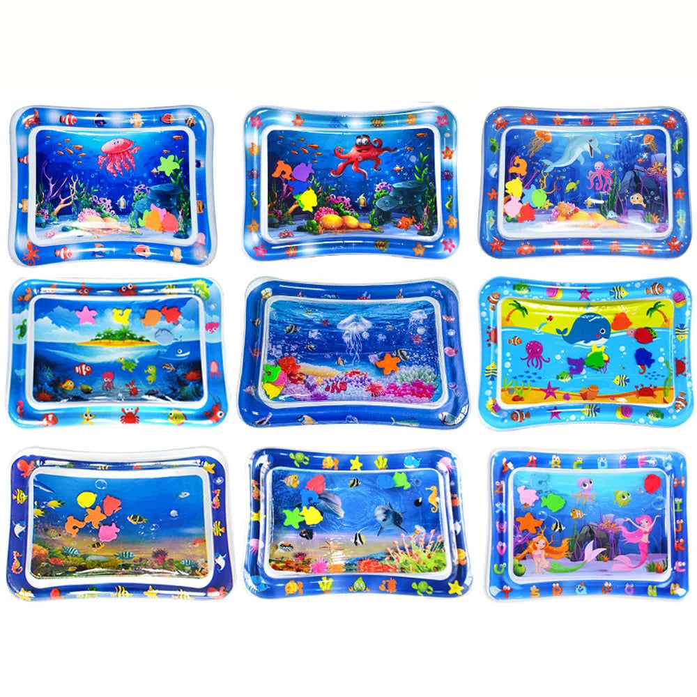 Inflatable Baby Water Play Mat – Tummy Time Toy