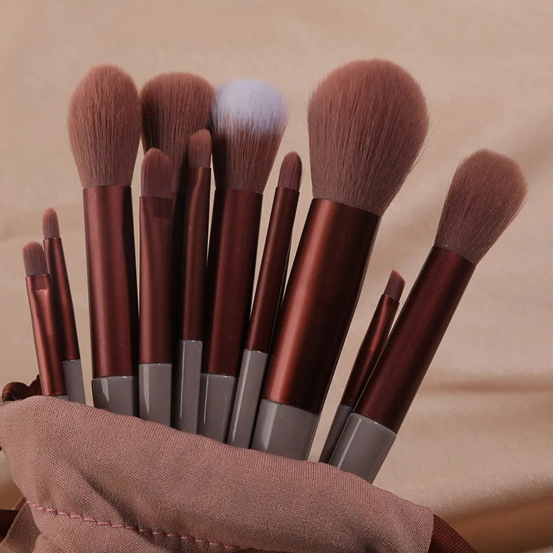 Professional Makeup Brush Set with Soft Synthetic Bristles - EverGrowMarkeplace