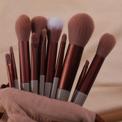 Professional Makeup Brush Set with Soft Synthetic Bristles - EverGrowMarkeplace