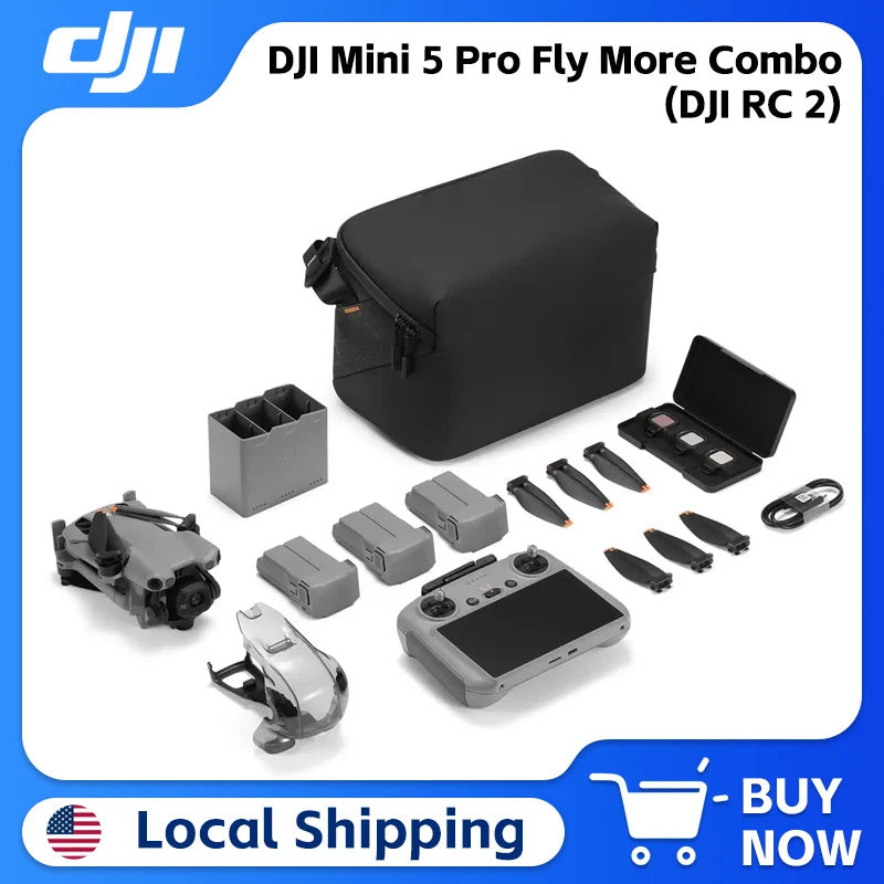 Mini 5 Pro Camera Drone Fly More Combo – 4K, 1-Inch Sensor