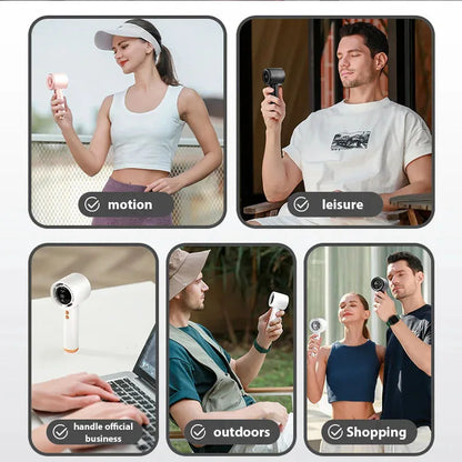 Mini USB Handheld Fan – Quiet Portable Personal Cooler - EverGrowMarkeplace