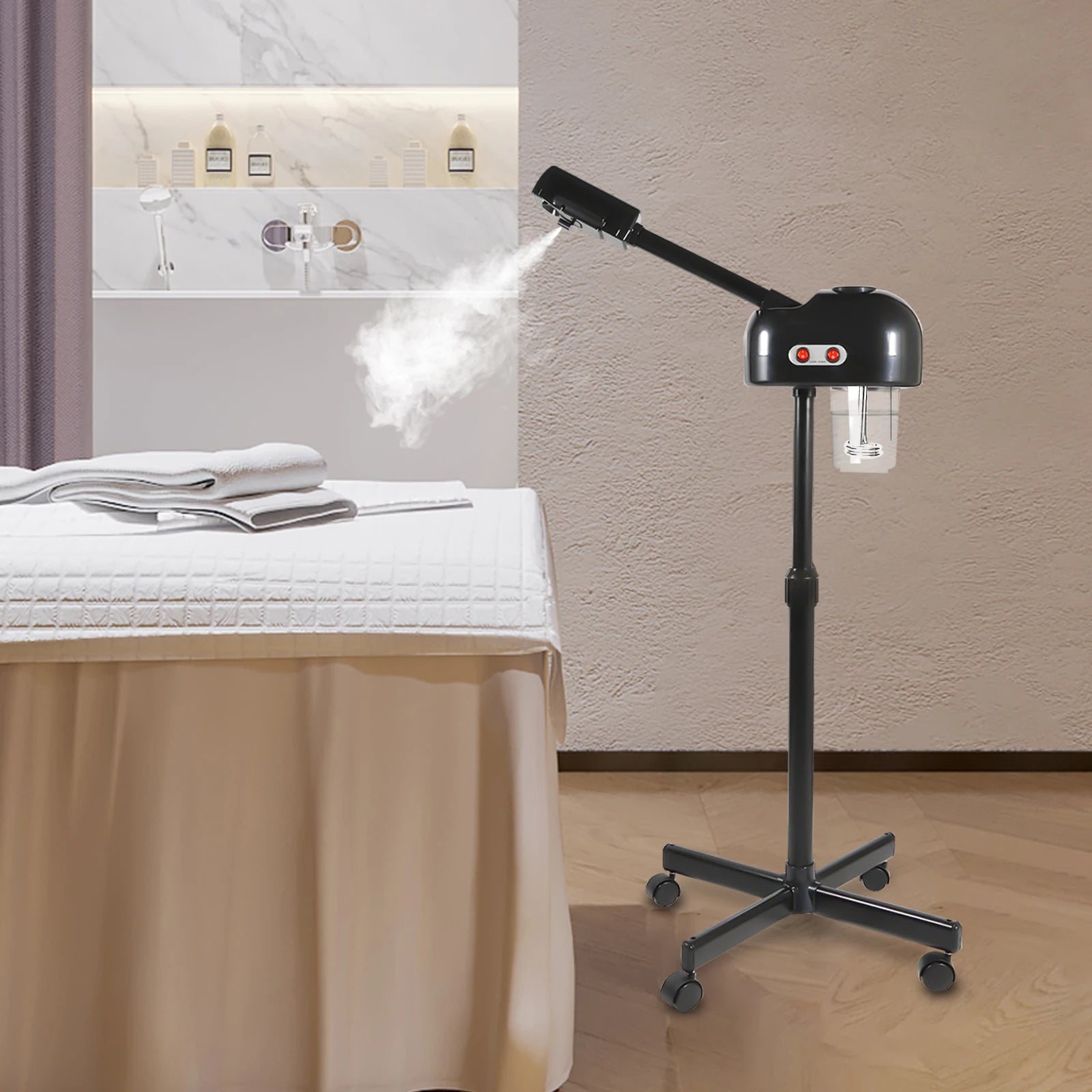 Ozone Facial Steamer 750 ml – Adjustable Floor Stand - EverGrowMarkeplace