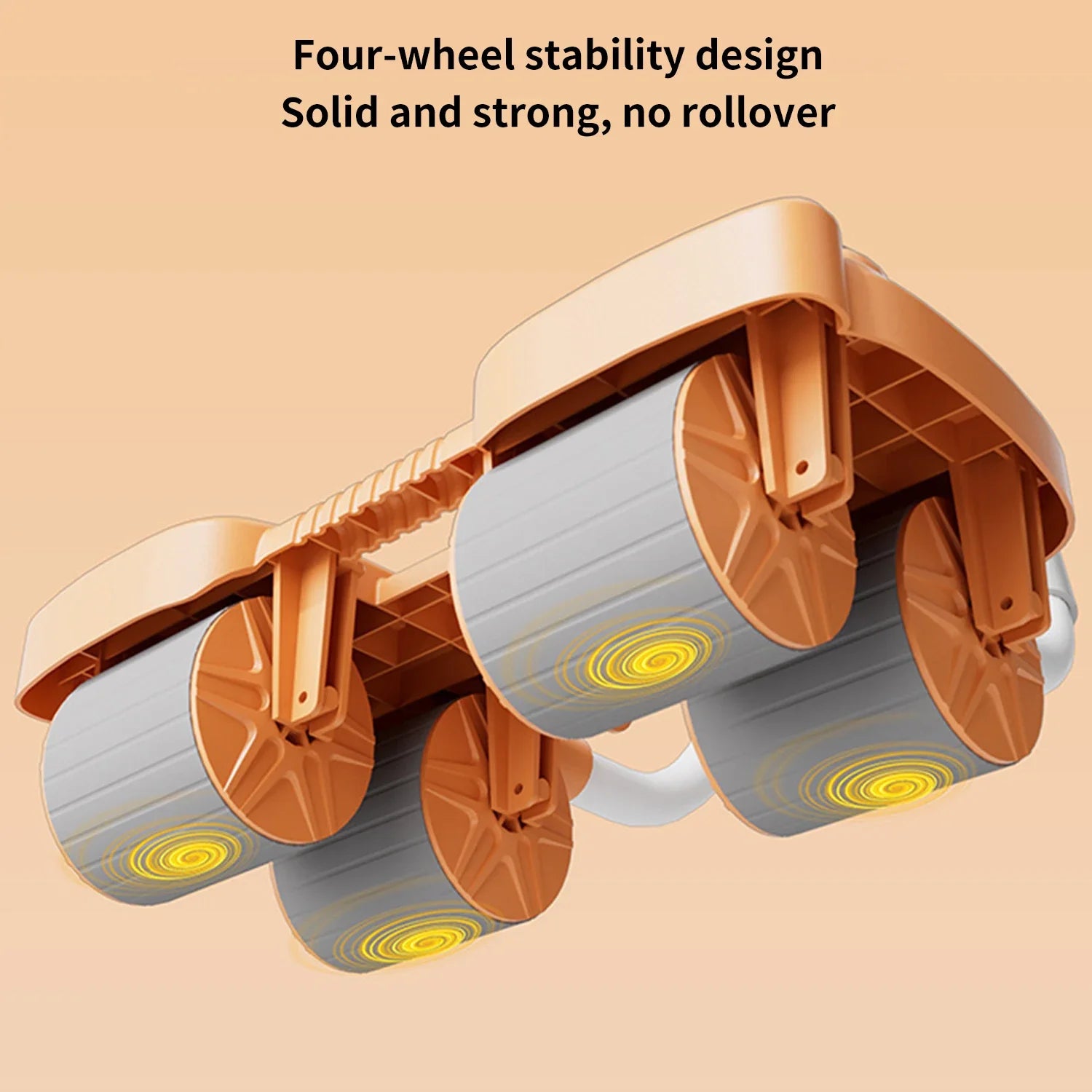 Ab Roller Wheel With Elbow Support And Phone Holder