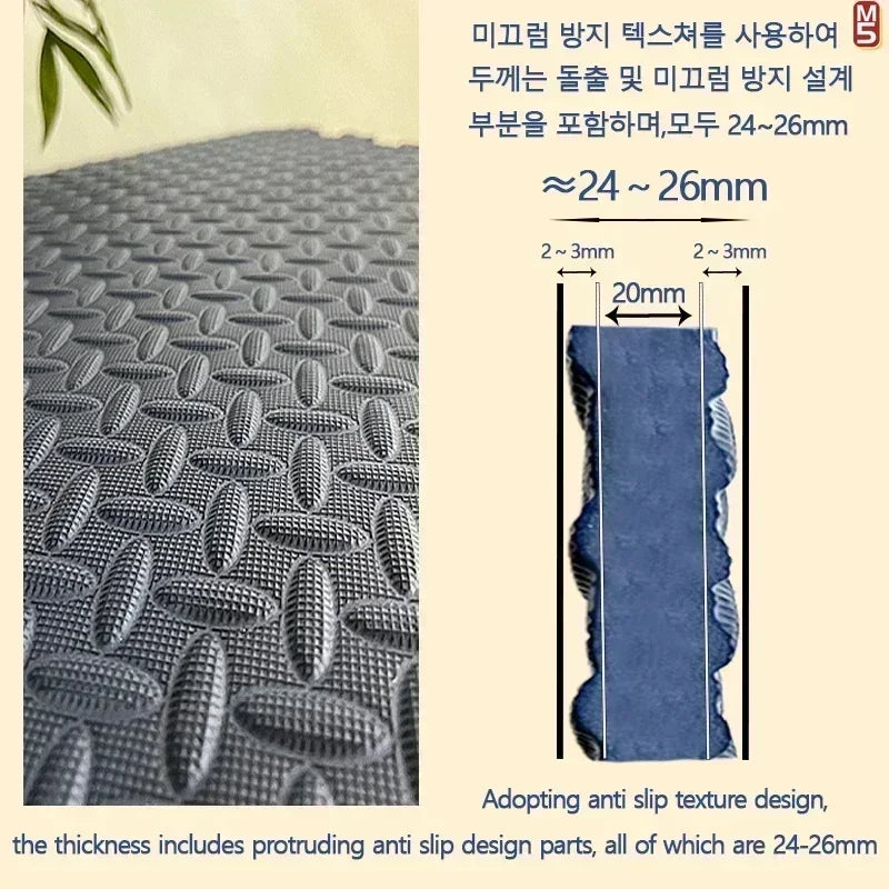 Thick Non-Slip Baby Play Mat – Interlocking Foam Tiles - EverGrowMarkeplace