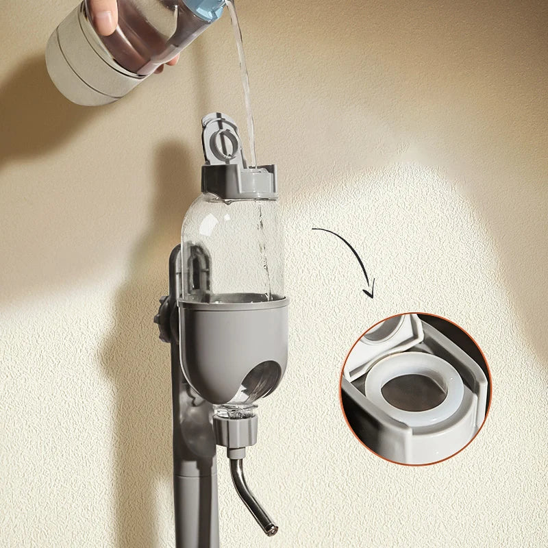 Automatic Pet Water Dispenser Bowl With Food Container