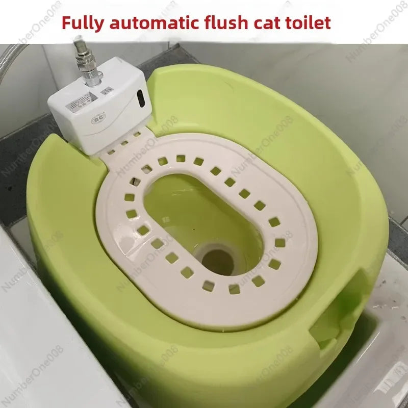 Automatic Self-Cleaning Cat Litter Box With Odor Control