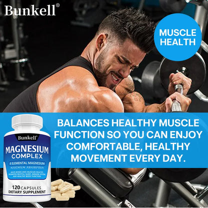 Magnesium Complex Capsules – Support Bones, Muscles & Sleep