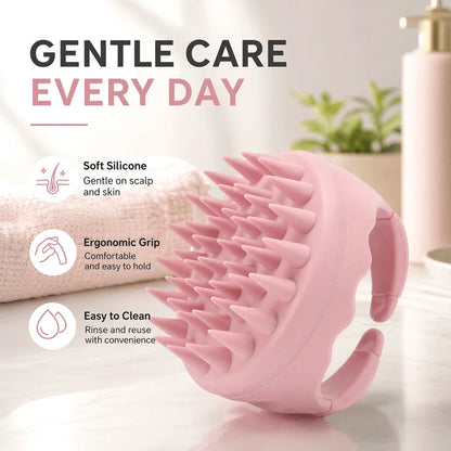 Hair Scalp Massager Shampoo Brush for Dandruff & Relief