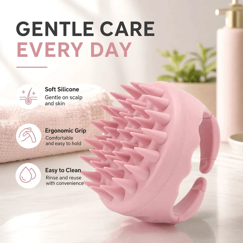Hair Scalp Massager Shampoo Brush for Dandruff & Relief