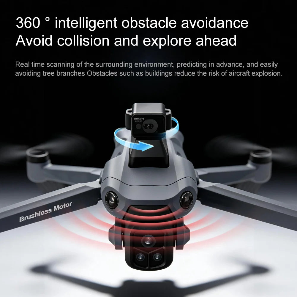 8K Camera GPS Drone With Laser 360° Obstacle Avoidance
