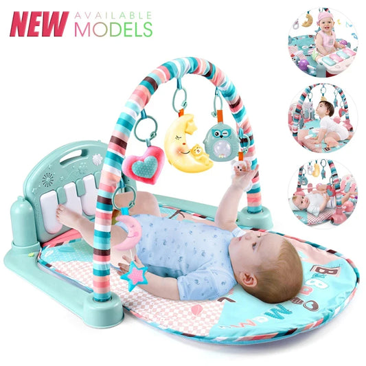 Baby Piano Play Gym Mat With Music And Lights - EverGrowMarkeplace