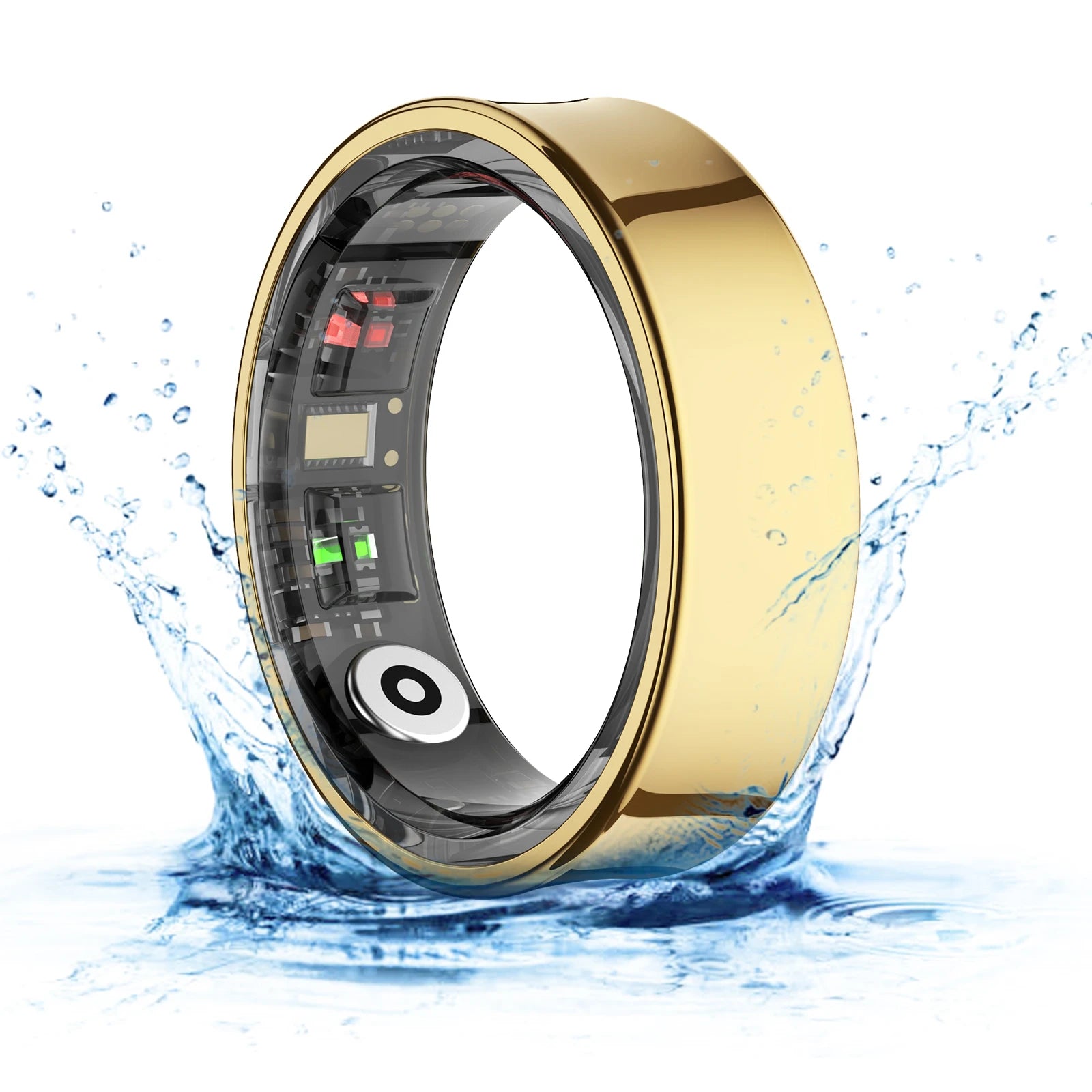 Smart Fitness Ring With AI Health Tracking & Temp
